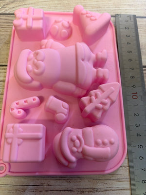 Pre loved soap mould Christmas