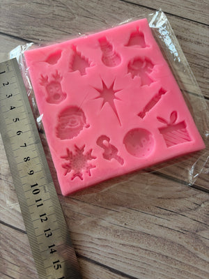 Pre loved silicone mould Christmas