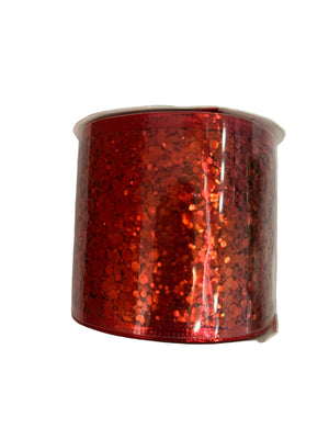 6.3cm Glitter Ribbon