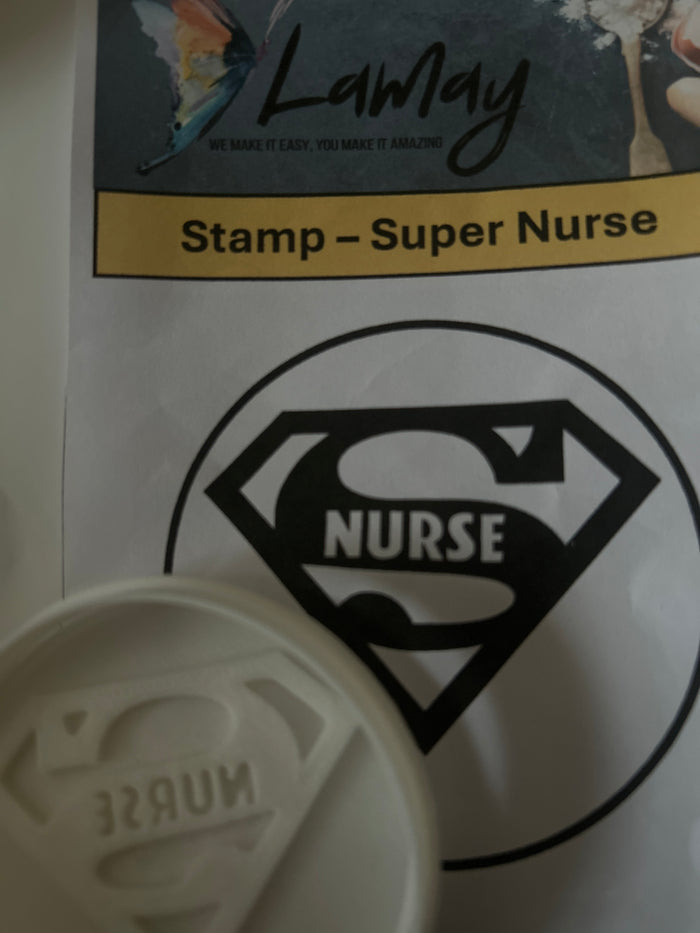 ST066 Cupcake Stamp and Cutter Super Nurse
