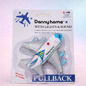 Metal Airplane with lights and sound