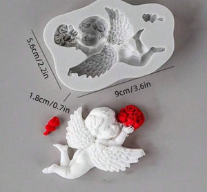 Silicone Mould Angel Rose