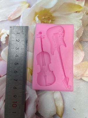 PRE LOVED Silicone Mould Violin