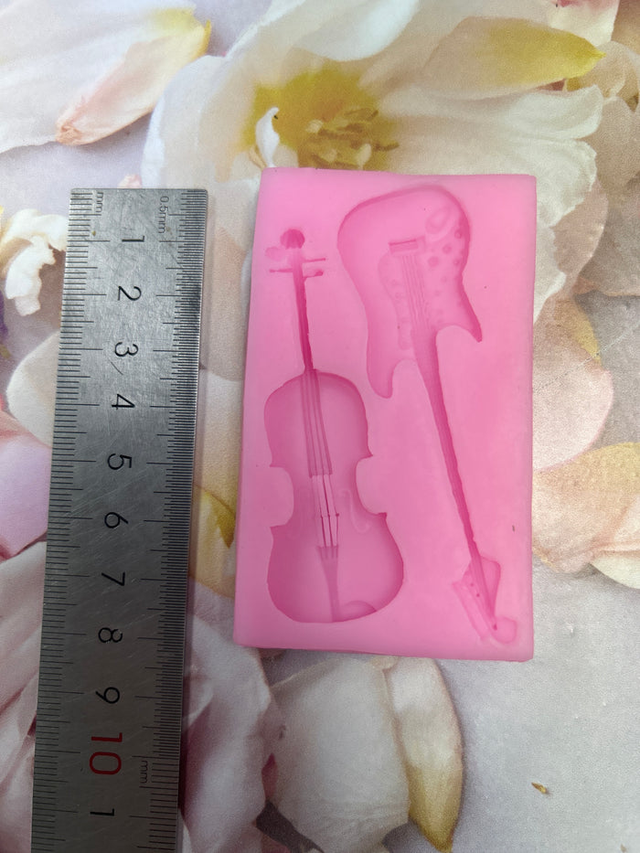 PRE LOVED Silicone Mould Violin