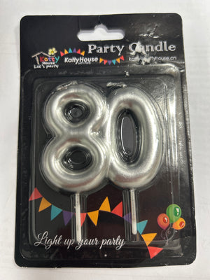 Number 70 Cake Candle