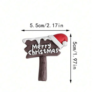 Cake Topper Christmas Sign