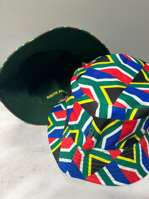 Unisex fun bucket SA Flag