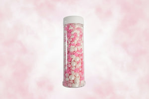 100g Pink Heart  Sprinkle Mix