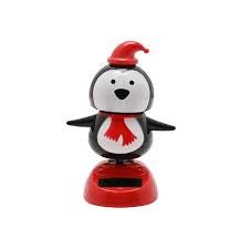Christmas Solar Wobbler Penguin