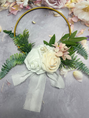 Artificial  Flower with Metal Ring