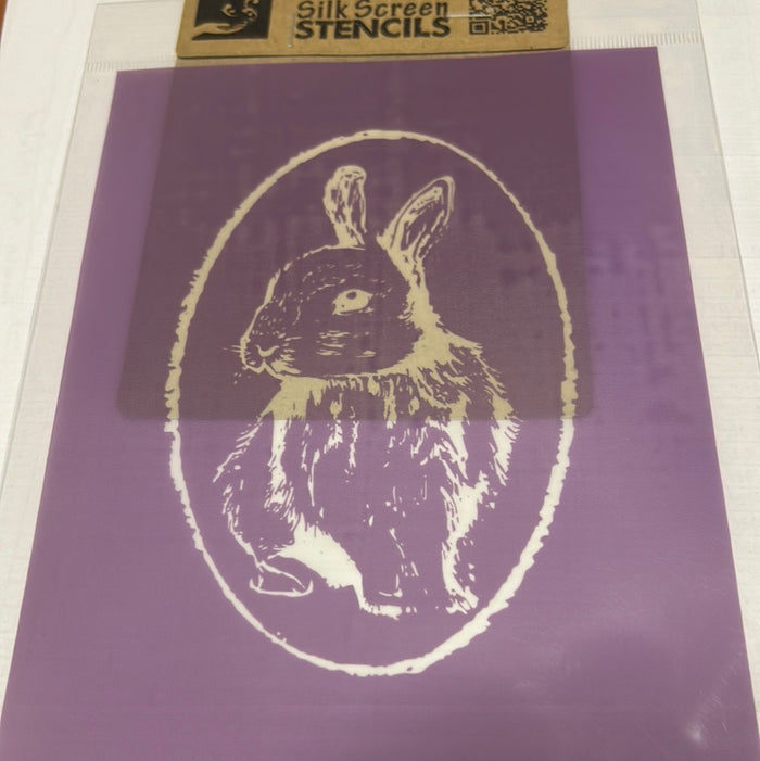 Silk Screen Stencil Bunny