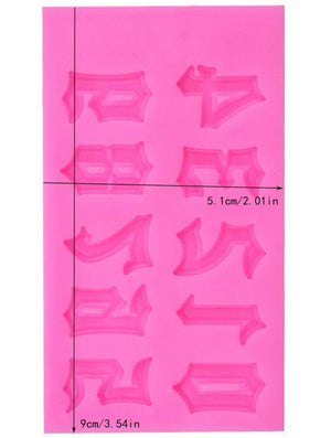Silicone Mould Numbers