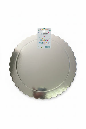 28cm Cake Board Silver