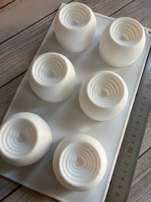 Pre loved soap mould pudding cup