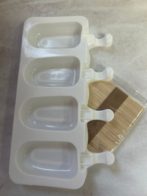 Silicone Mould Cakesicle With Sticks