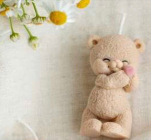 Silicone Mould Teddy Bear Heart