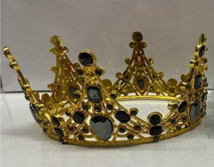Plastic Tiara Perfect For Cake Topper Black Stone