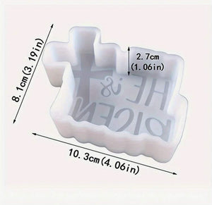 Silicone Mould He is Risen