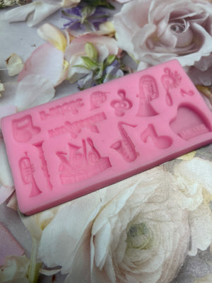 PRE LOVED Silicone Mould Music