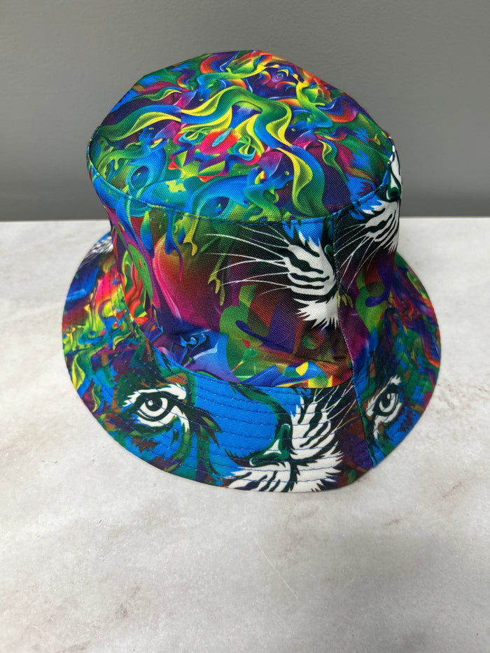 Unisex fun bucket hat tiger