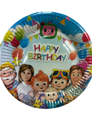 Cocomelon Paper Plates Small 18cm