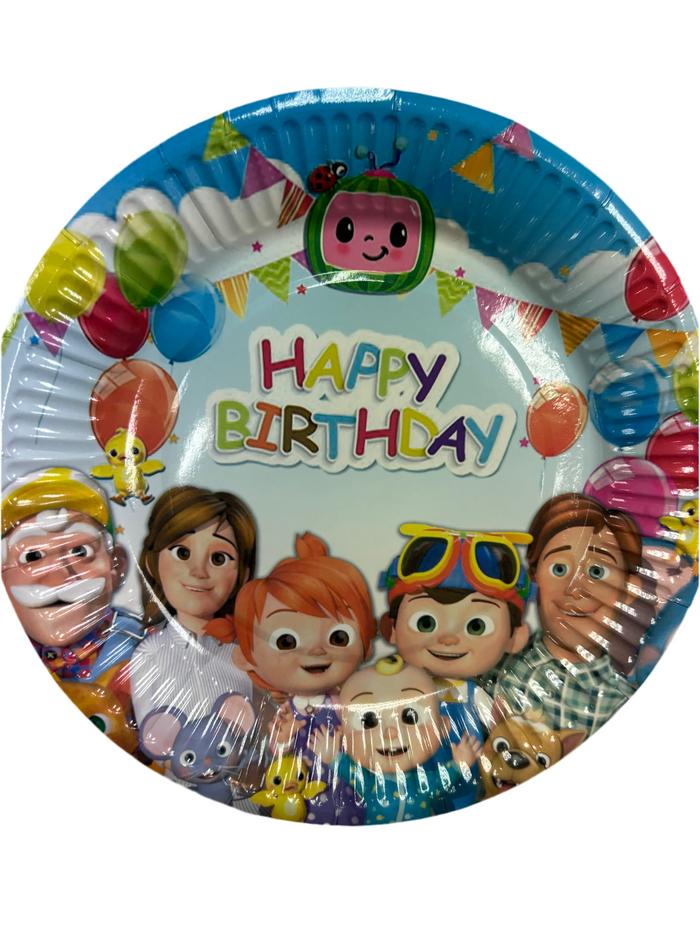 Cocomelon Paper Plates Small 18cm