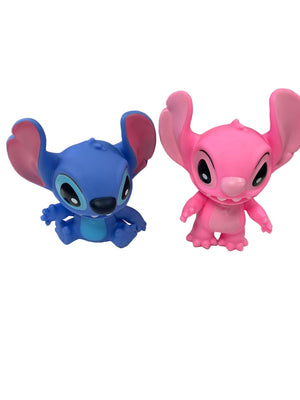 Stitch and Angle Plastic Figurines Cake Topper