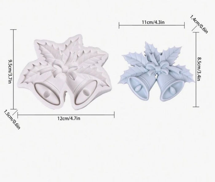 Silicone Mould Christmas Bells