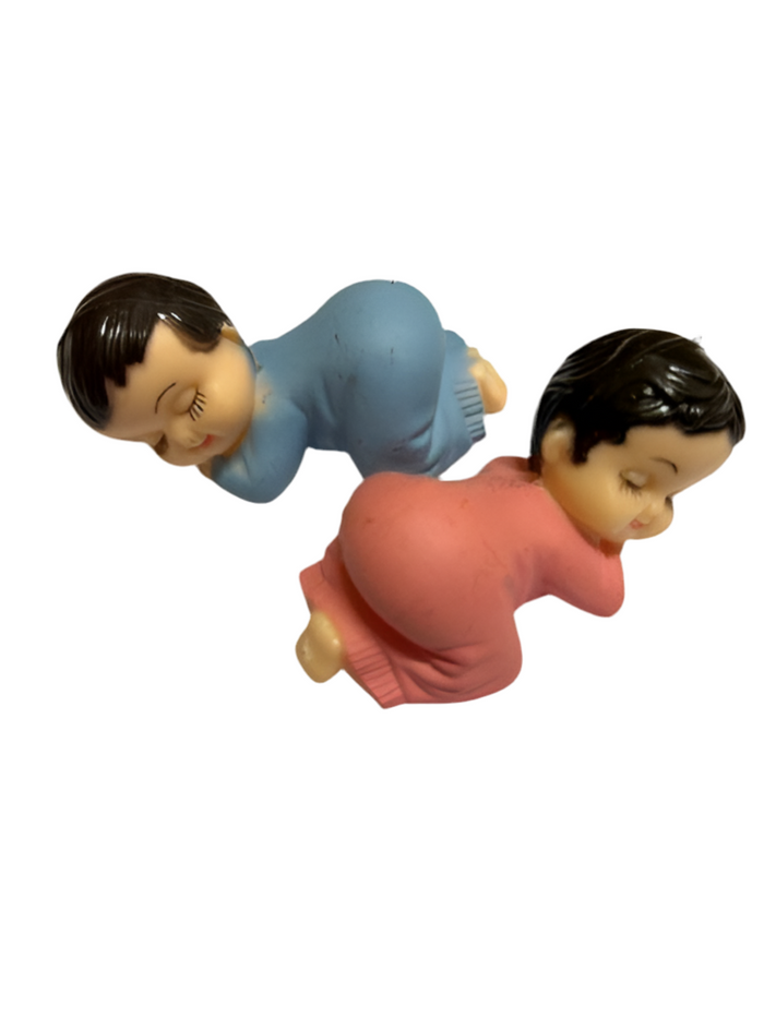 Plastic Baby Cake Topper 7cm