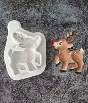 Silicone Mould Christmas Reindeer