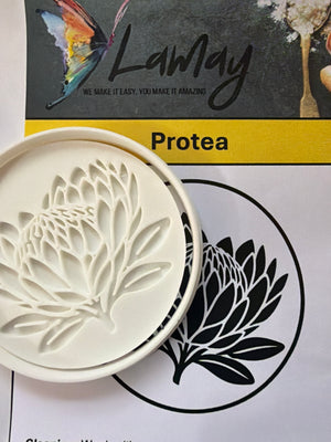 ST263 Cupcake Stamp Protea