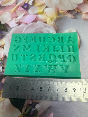 PRE LOVED Silicone Mould Alphabet