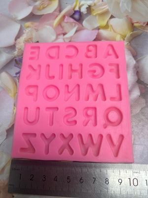 PRE LOVED Silicone Mould Alphabet