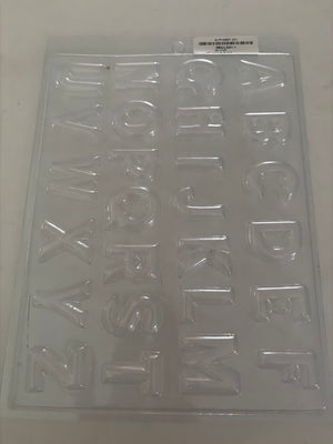 Pre loved hard plastic mould alphabet