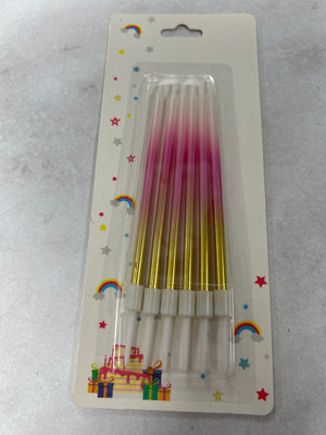 Long Cake Candle Ombre