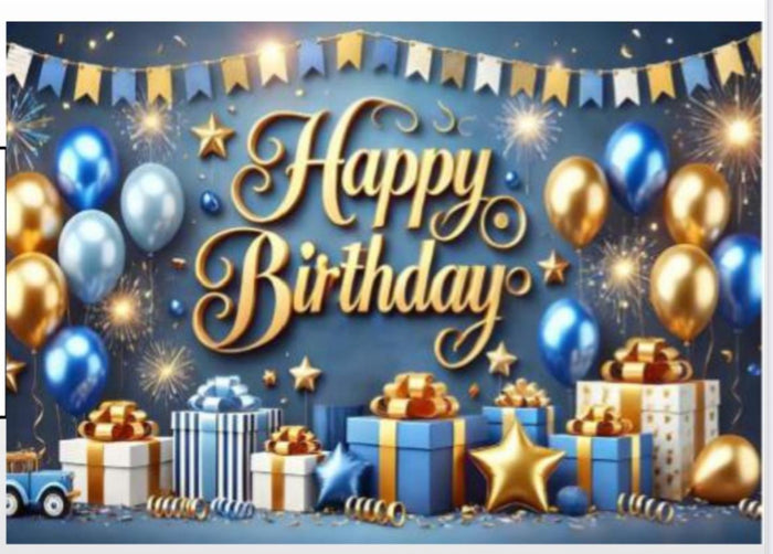Birthday Cloth Party Backdrop 70x100cm
