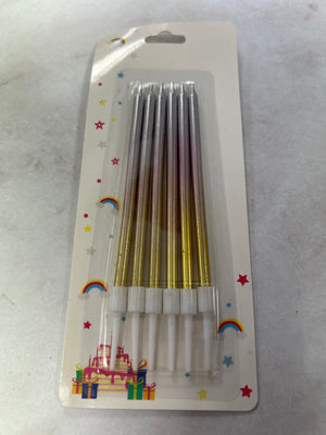 Long Cake Candle Ombre