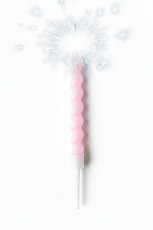 1pc Pastel Twisted Cake Candle Sparkler