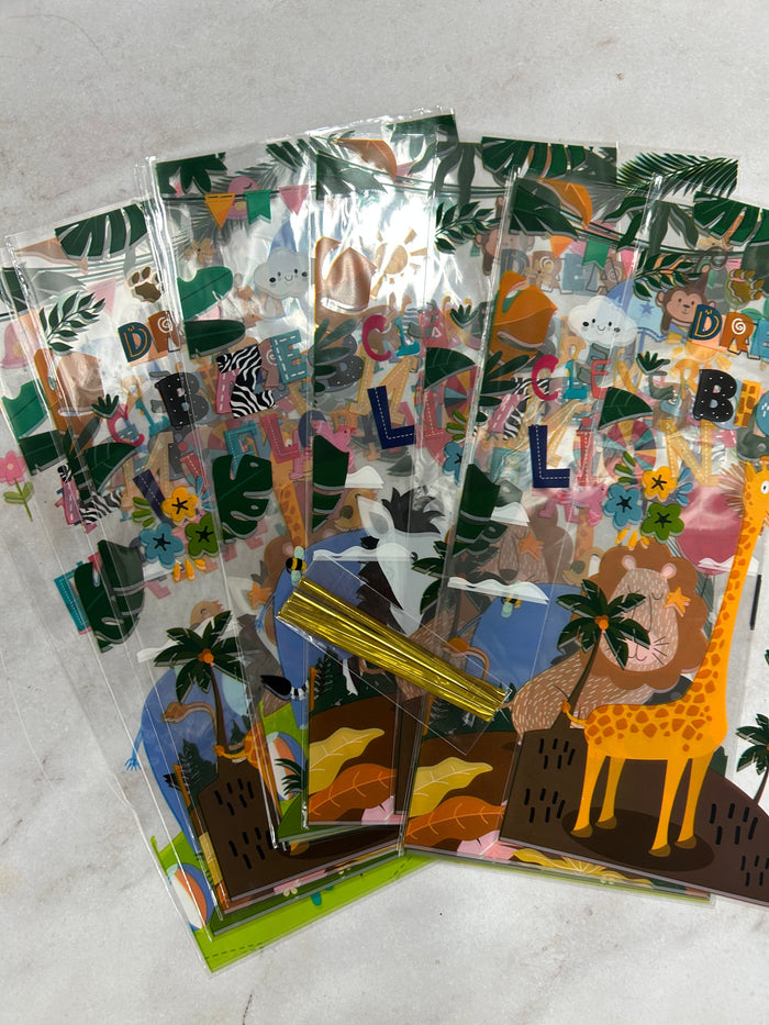 Jungle Wild Animal Sweet Bags