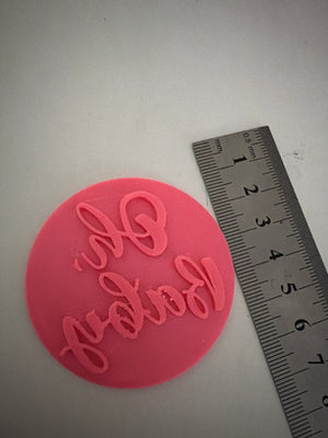 Pre loved plastic embosser oh baby