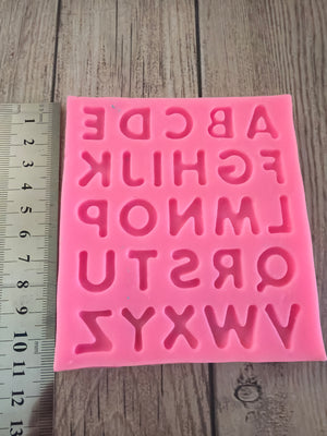 Pre loved mould alphabet