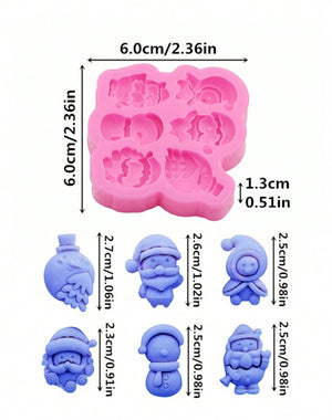 Christmas Multi Silicone Mould