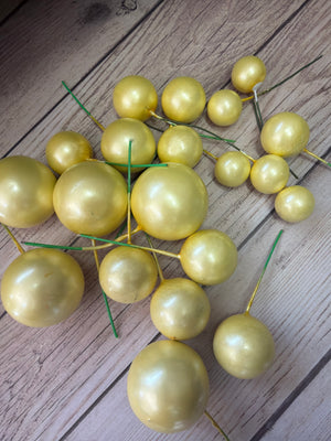 Yello Faux Balls Pearl 20pc