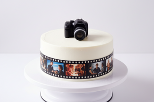 Mini Flash Sound Camera Cake Topper