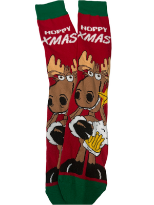 Socks Christmas Reindeer Hoppy