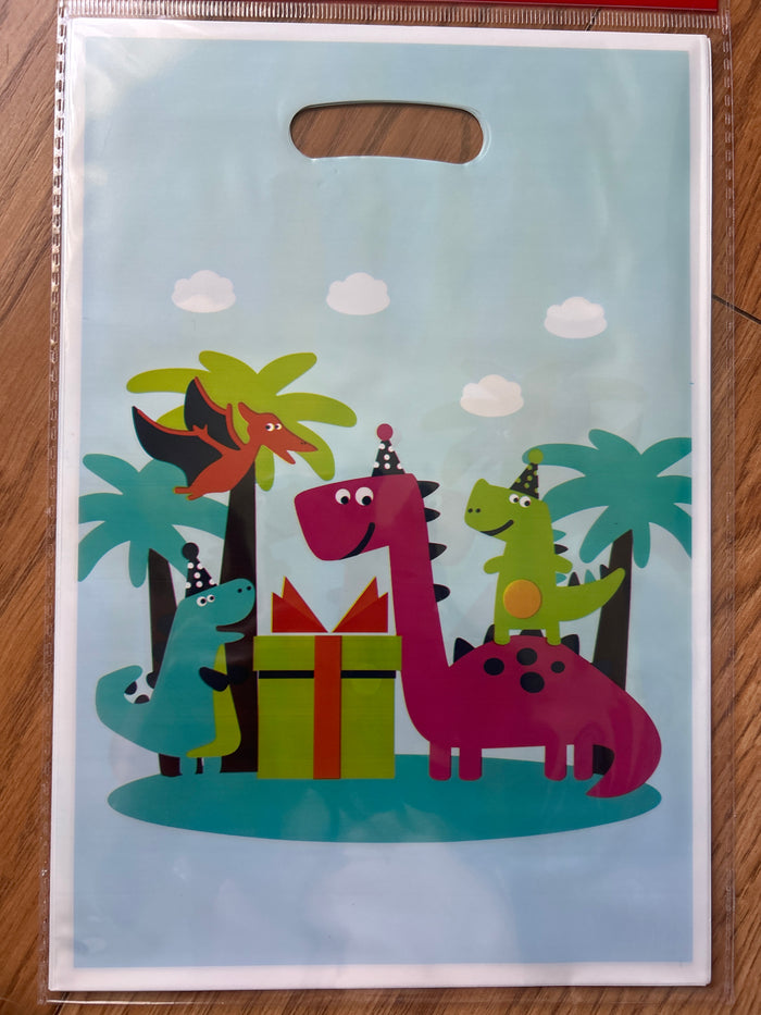 Party Loot Bags Dino 10pcs