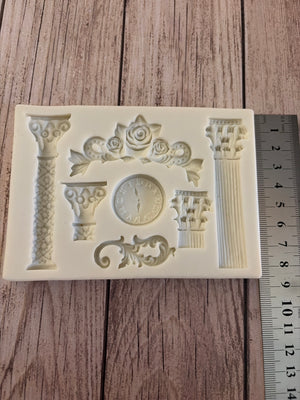 Pre loved mould pillar clock