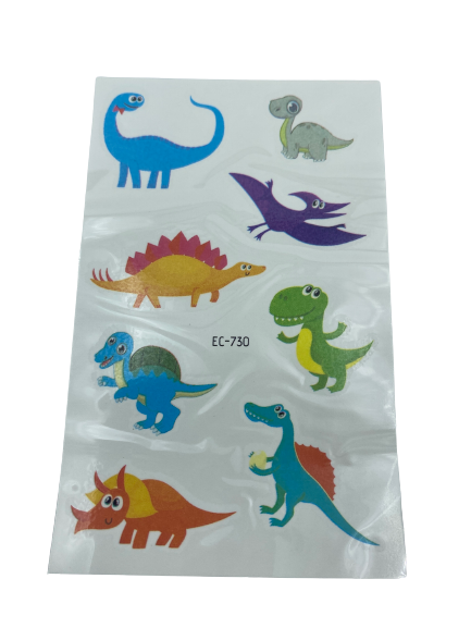 EC-730 Tattoo Stickers Dino