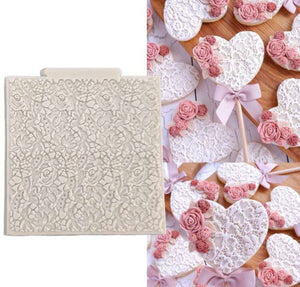 Silicone Mould Floral Impression Mat
