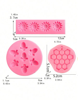 Silicone Mould Honey Bee Set 4pc